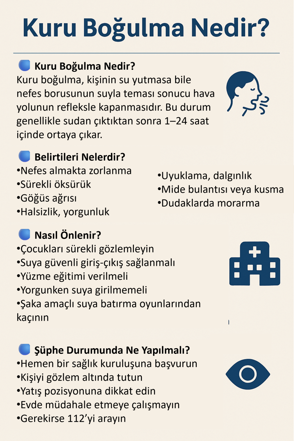 Kuru Boğulma Nedir? Belirtileri, Önlemleri ve Müdahale&nbsp;Yöntemleri