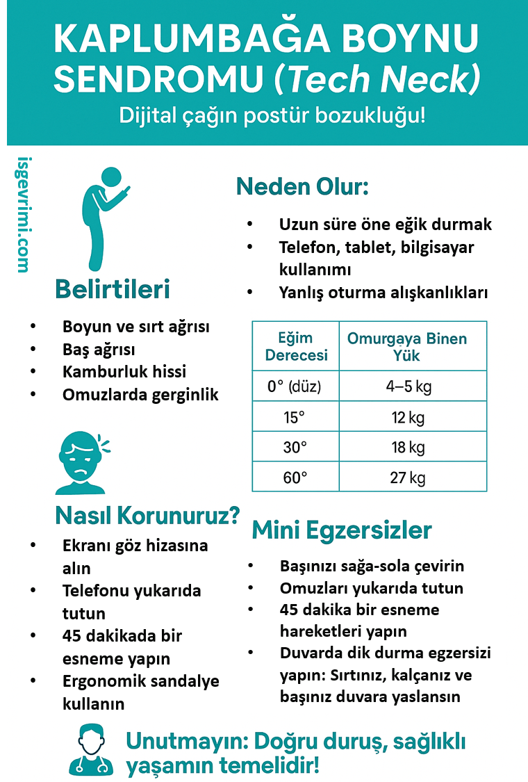 📱 Kaplumbağa Boynu Sendromu Nedir? Belirtileri ve Korunma&nbsp;Yolları